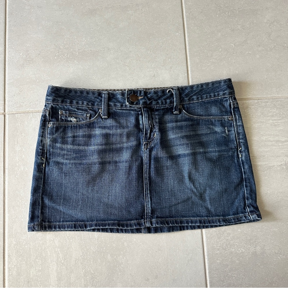 Blue Mini Skirt for Casual Night Out